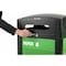 Alpine Industries 80 Gal. All-Weather Outdoor Commercial Galvanized Steel Trash Can and Recycling Bin Combo Station ALP471-40-SILGC-MK - alternate 8
